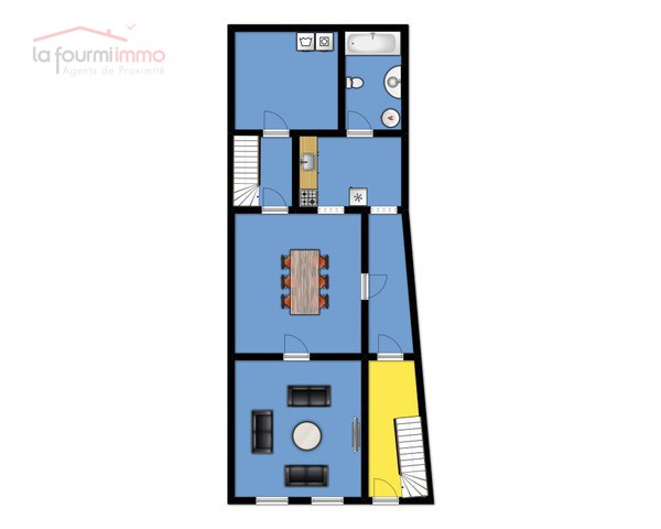 Givet (Fr) - Immeuble en centre-ville divisé en deux logements - Denilrez