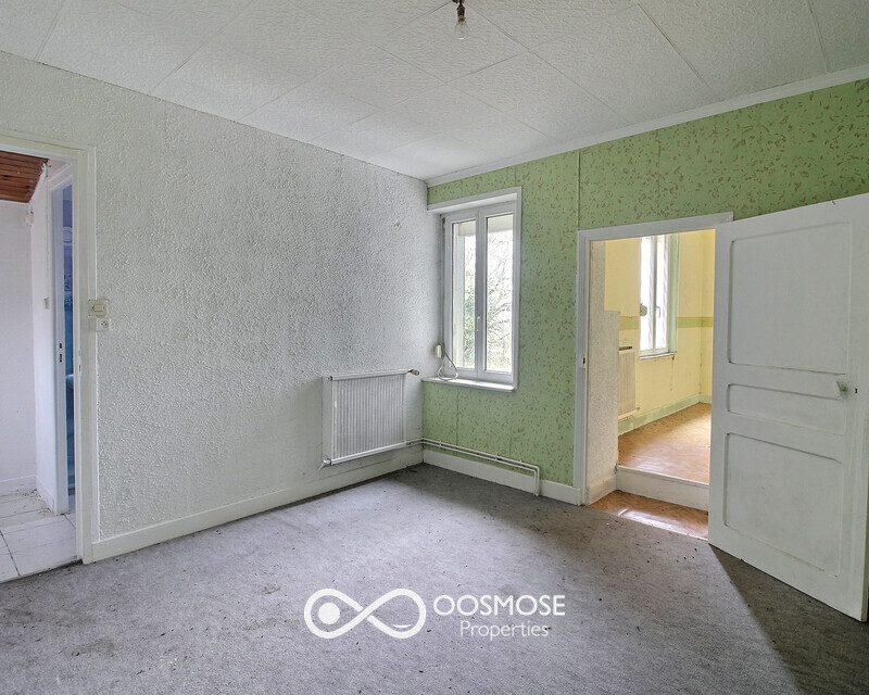 France/15' frontière - Double-maison (3 & 2 ch) avec jardin à rénover - 0 0010-2
