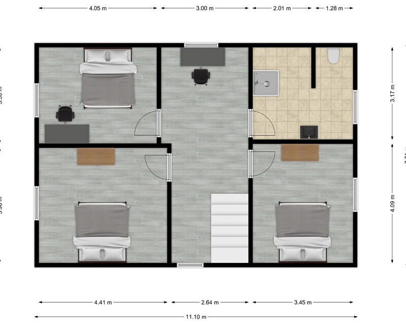 Belle villa 4 chambres avec cave, jardin et garage - 125421987 rue vertillon 5 etage 1 first design 20220725 32326b