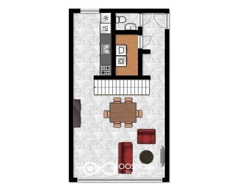 Construction basse énergie à parachever - 3ch - 3,80 ares - Plan rez 1