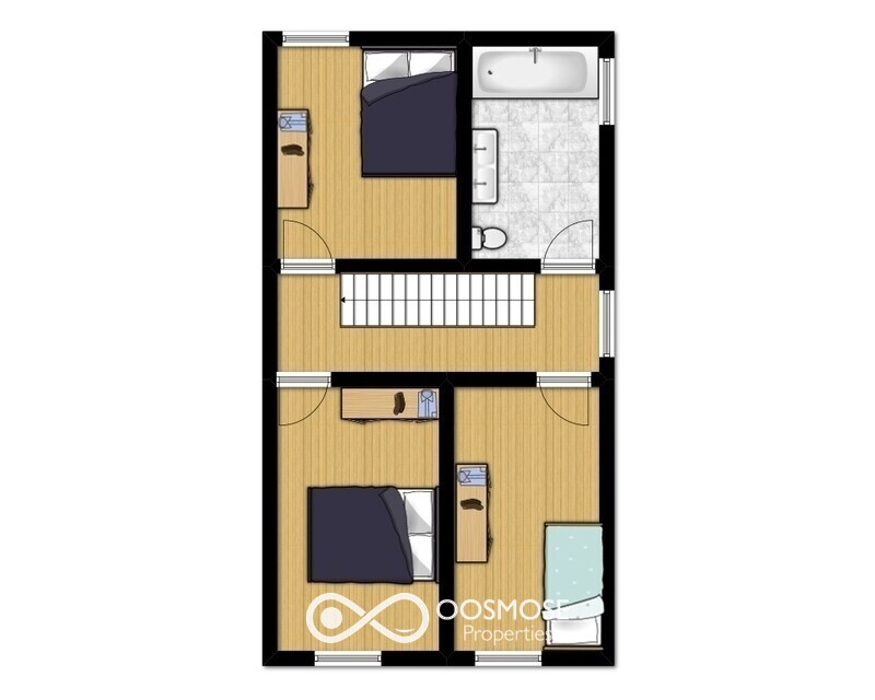 Construction basse énergie à parachever - 3ch - 3,80 ares - Plan 1er 1