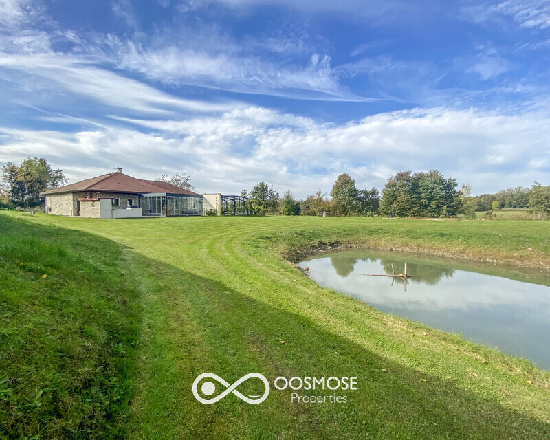 France - 10' front. - Villa plain-pied - 1ha av étang & piscine - Img 6769-2
