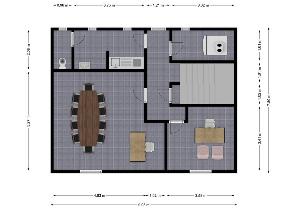 Immeuble de bureau avec belle visibilité - Rez+1 - rue du mont 8 - biesme