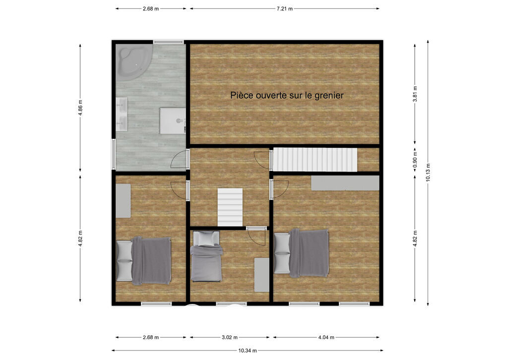 France/15' frontière - Maison av garage sur 6 ares - Lacs à 5' - Rez+1 - rue charles de gaulle 21 - bourg-fidèle