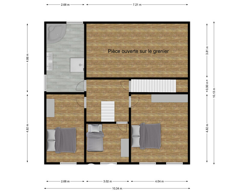 France/15' frontière - Maison av garage sur 6 ares - Lacs à 5' - Rez+1 - rue charles de gaulle 21 - bourg-fidèle