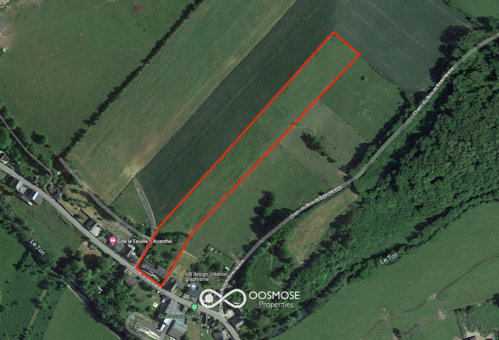 France/15' Belg. - Fermette av grange & 3 box. chevaux sur 2ha - Sat1 - rue de verdun 33 - bucilly 