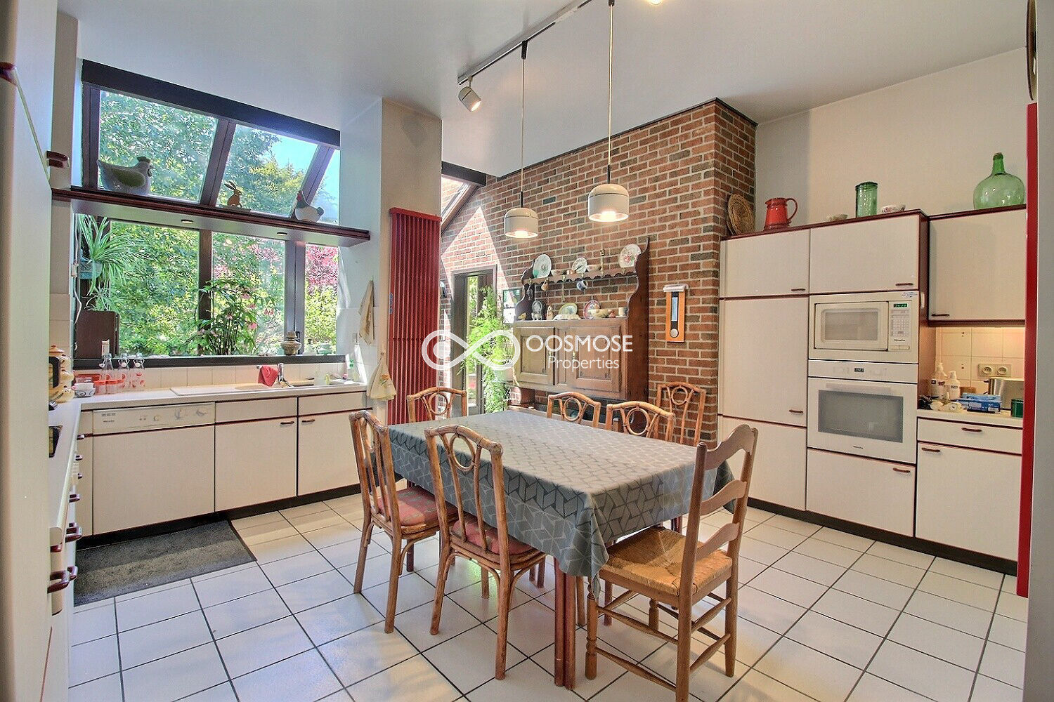 Ensemble immobilier de 2 logements + prof. libérale, 3 garages sur 33a - 0 0019-2