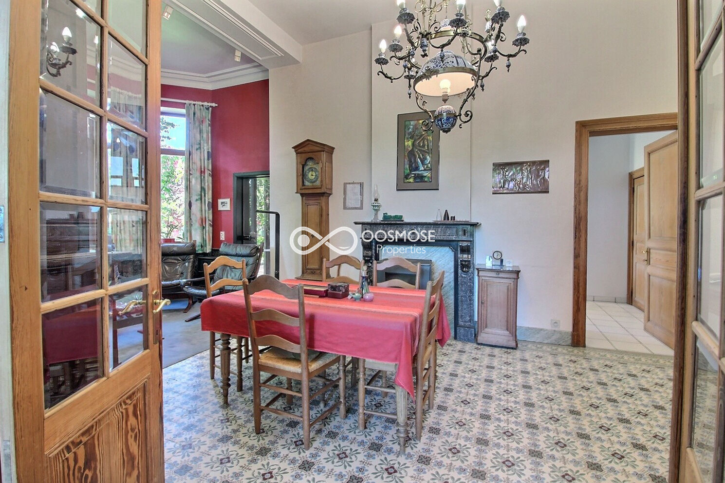 Ensemble immobilier de 2 logements + prof. libérale, 3 garages sur 33a - 0 0021-2