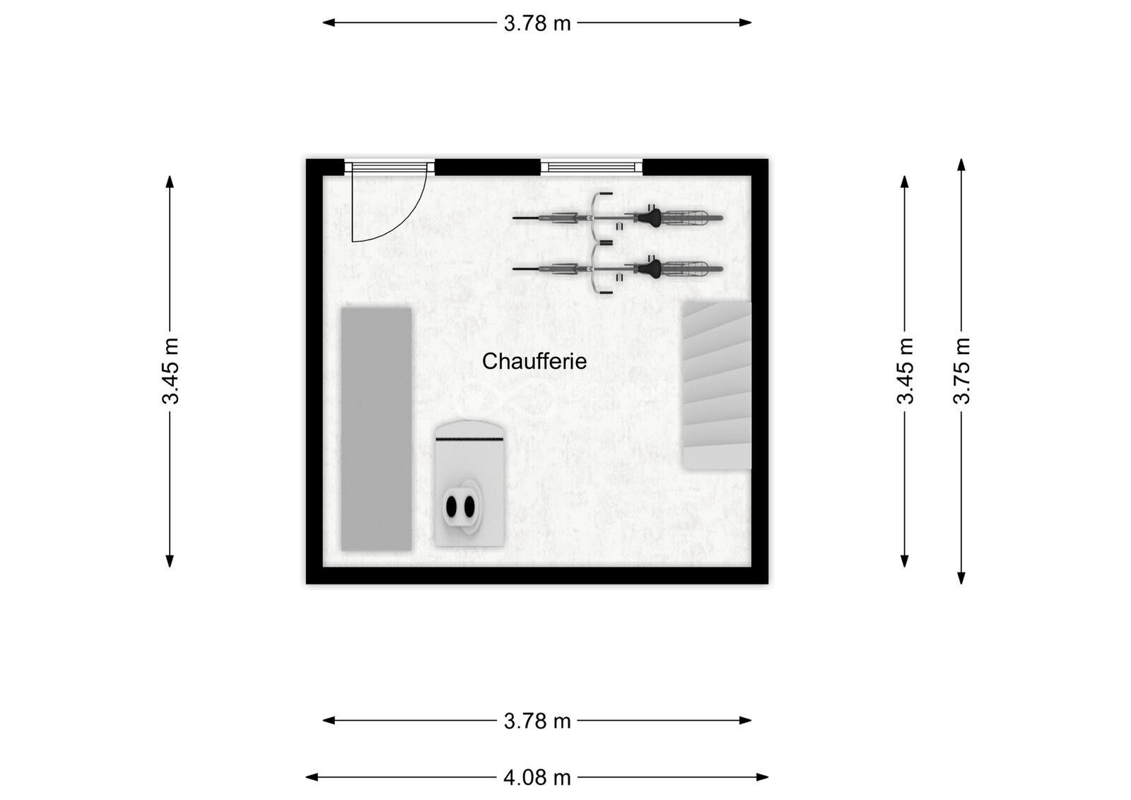 France (Fumay)/5' Frontière - Maison 3ch proche de la Meuse - Plan rez-1 - rue du général de gaulle 46 - fumay