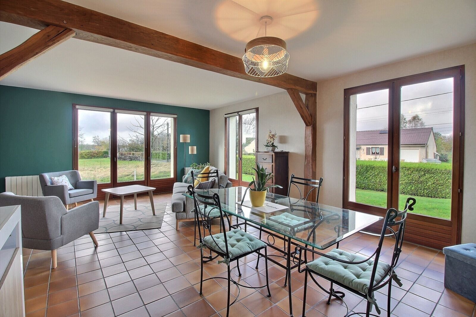 France/15' Belg. - Villa plain-pied 4ch av garage, prox. Lacs  - 0 0002