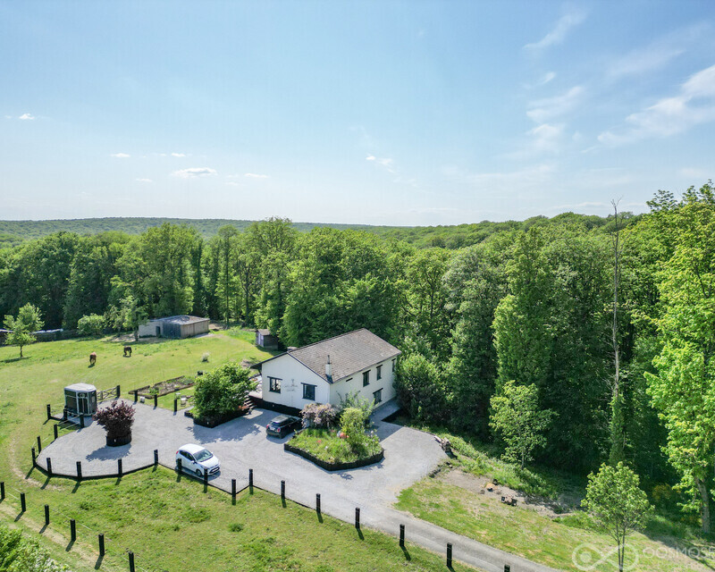 Villa plain-pied sur 75a avec garages - Dji 0465-2