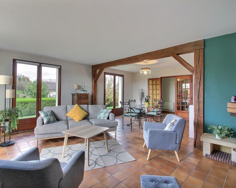 France/15' Belg. - Villa plain-pied 6ch av garage, prox. Lacs  - 0 0003