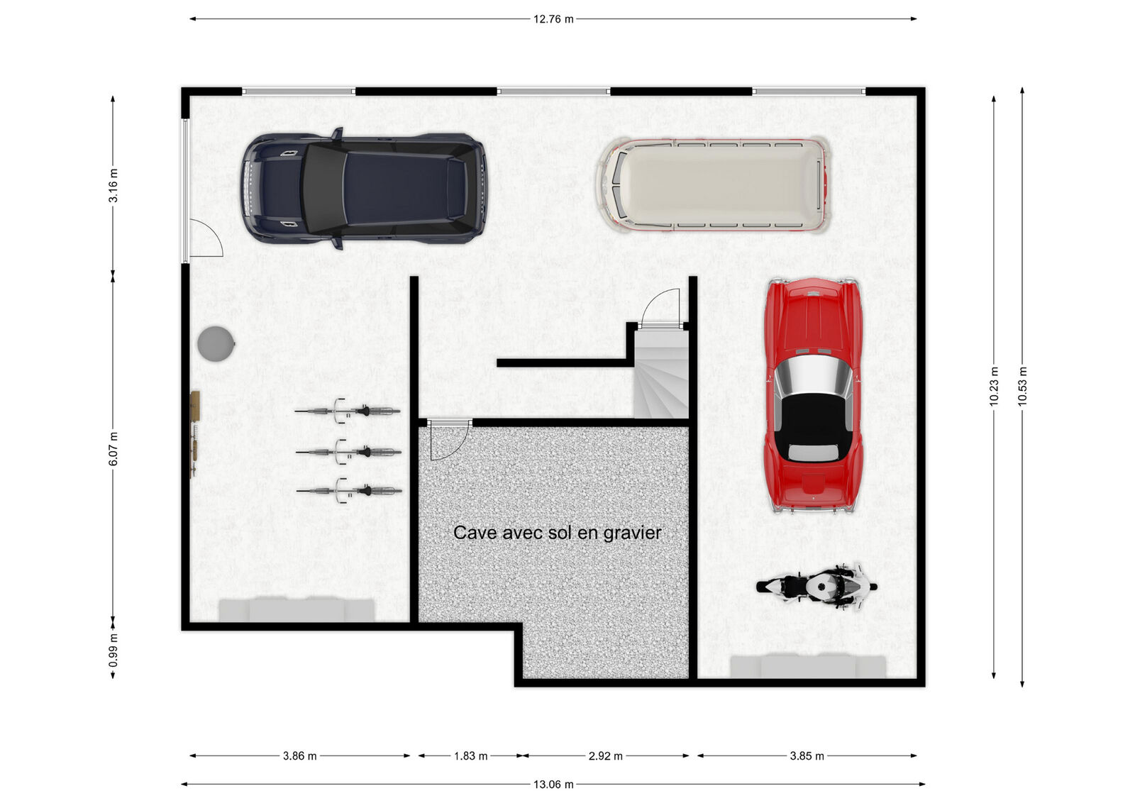 France/15' Belg. - Villa plain-pied 4ch av garage, prox. Lacs  - Rez-1