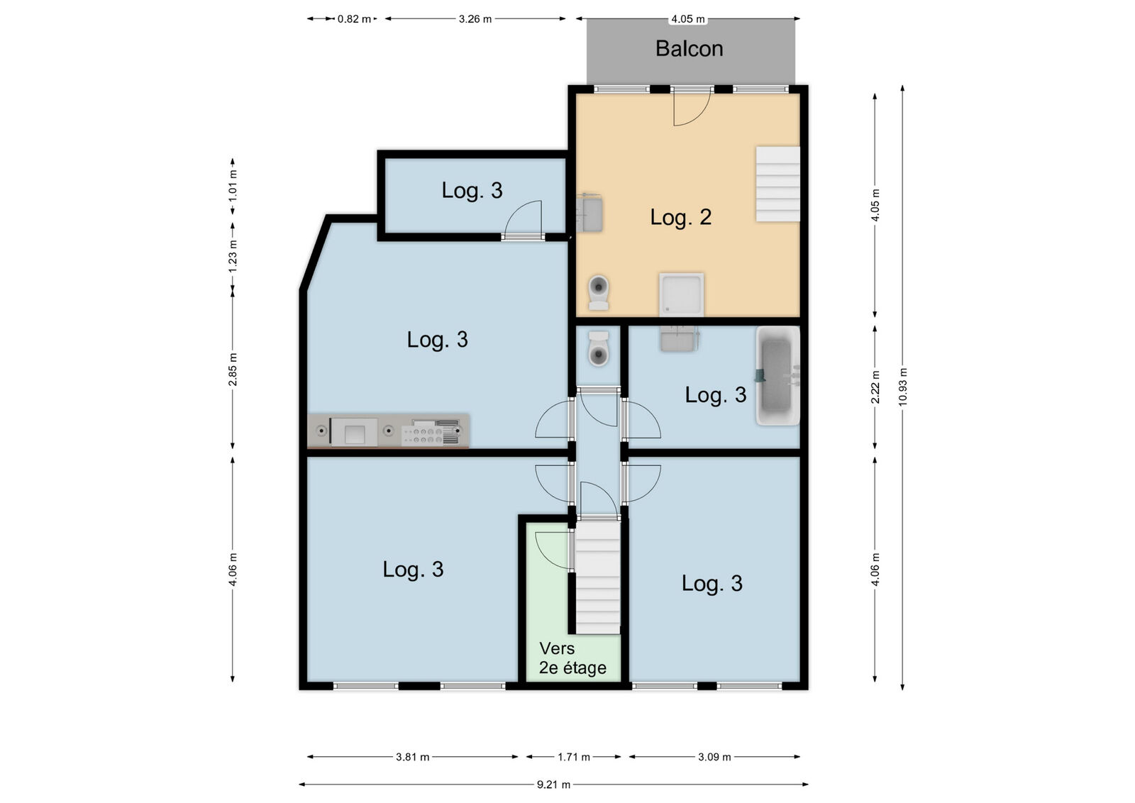 Maison avec jardin - Rez+1 - rue saint-martin 9 - le mesnil