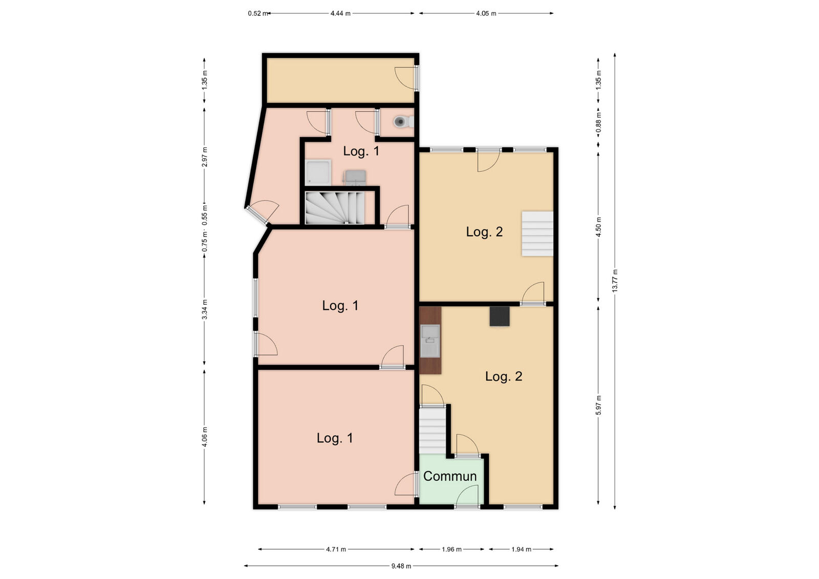 Maison avec jardin - Rez - rue saint-martin 9 - le mesnil