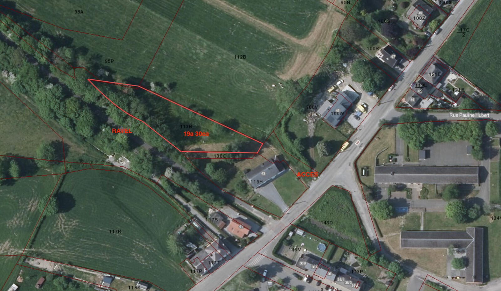 Terrain/prairie de 19a 30ca - Sat1 - rance