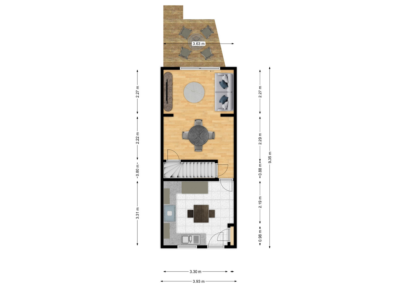 Charmante maison sur les hauteurs av belle vue - Rez - rue de la croix 16 - couvin