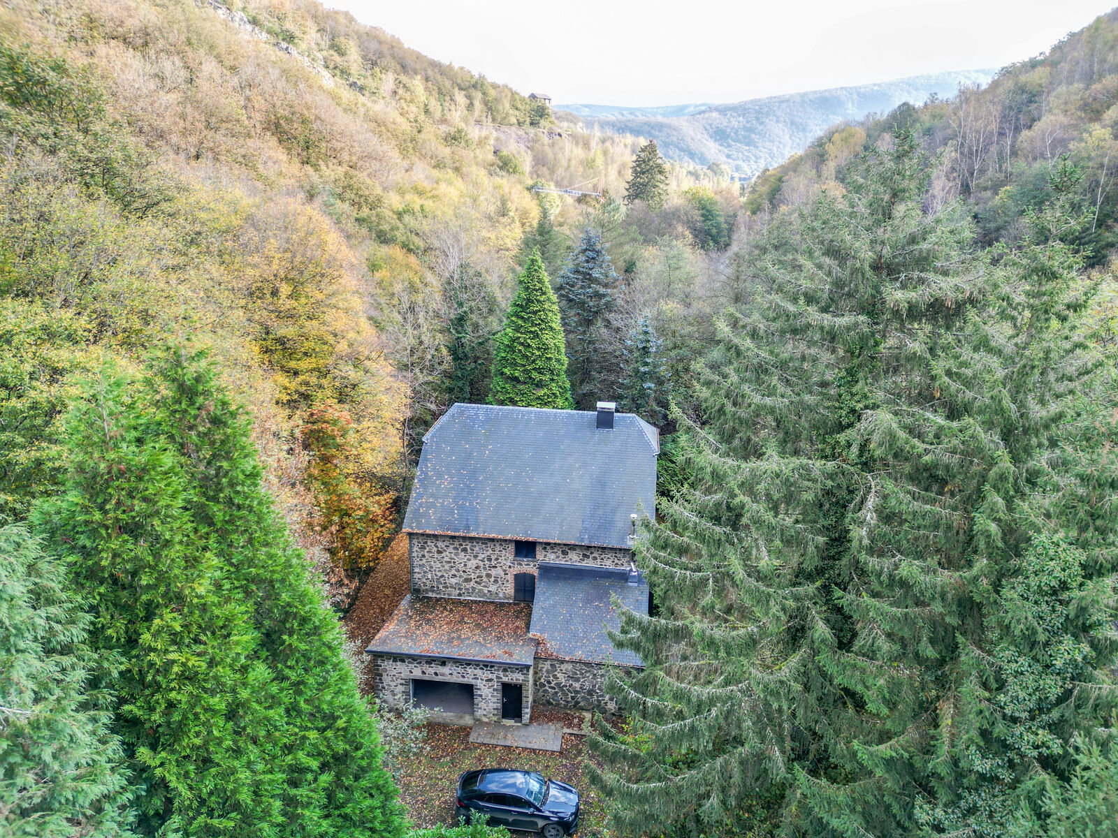 Propriété 4ch+ sur 6 hectares bordée par une rivière - Dji 0318-2