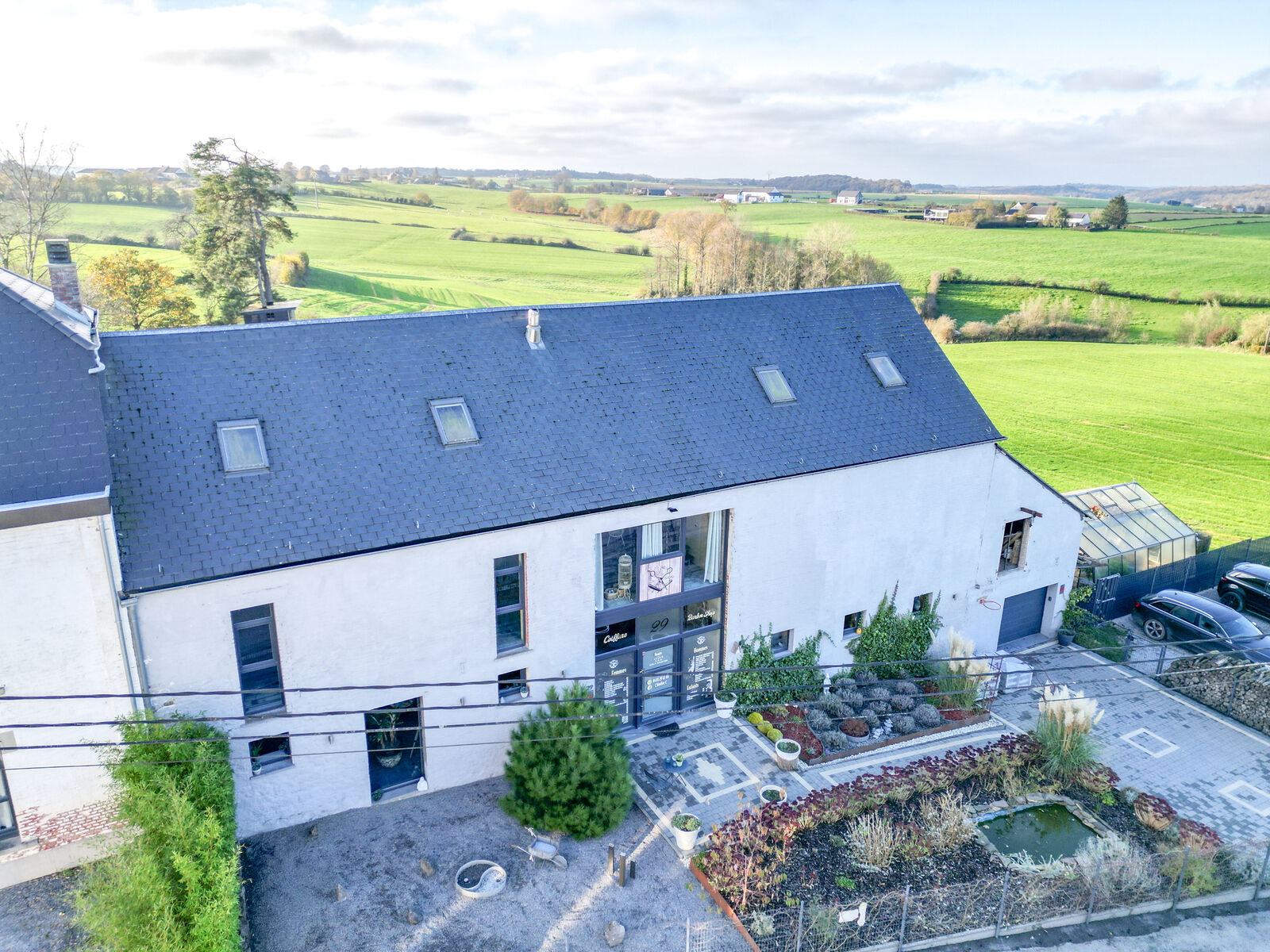 Fermette rénovée de 500m2 sur 24 ares avec partie pro - Dji 0339-2