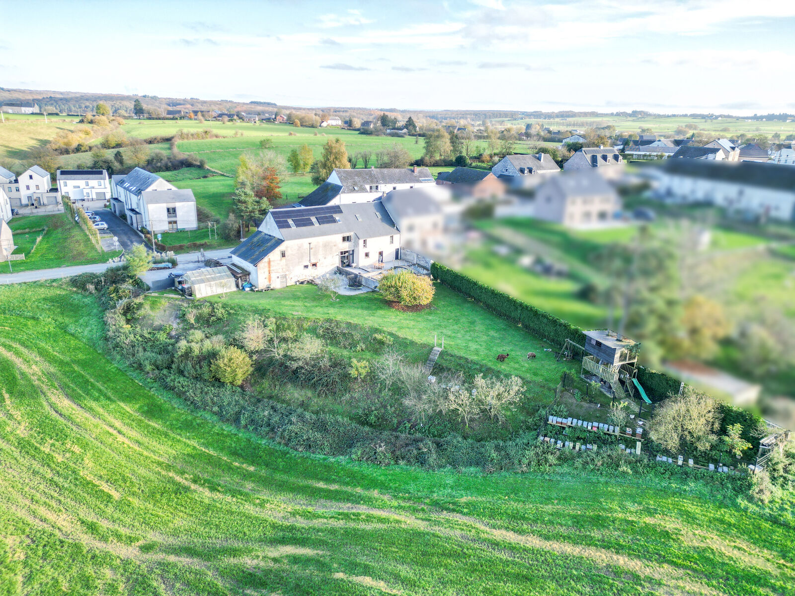 Fermette rénovée de 500m2 sur 24 ares avec partie pro - Dji 0346-2-flou