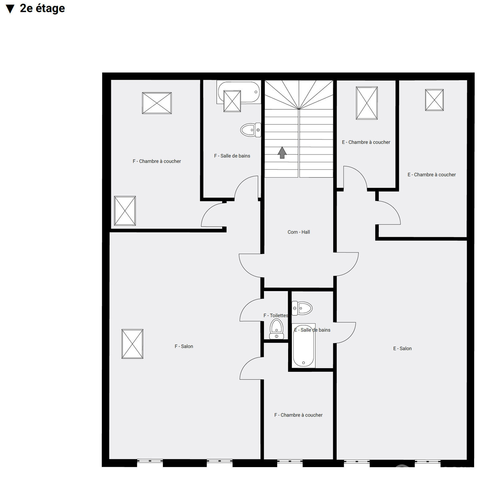 Immeuble de 6 appartements au centre du village - Rez+2 - rue des trieux 1 - daussois