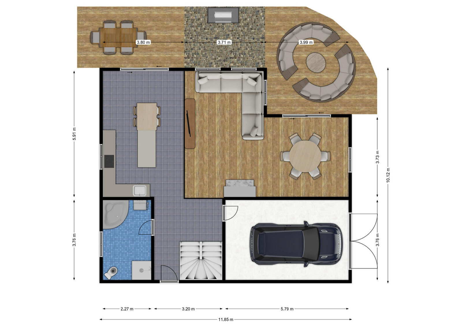 France/20' Belg. - Maison ossature bois à l'orée du bois - 168637076 nouzonville rez first design 20250203 ba8eaa