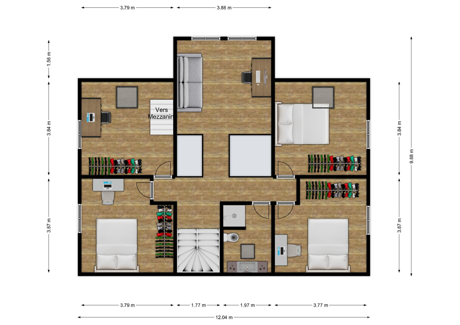 France/20' Belg. - Maison ossature bois à l'orée du bois - 168637076 nouzonville rez1 first design 20250203 d69b70
