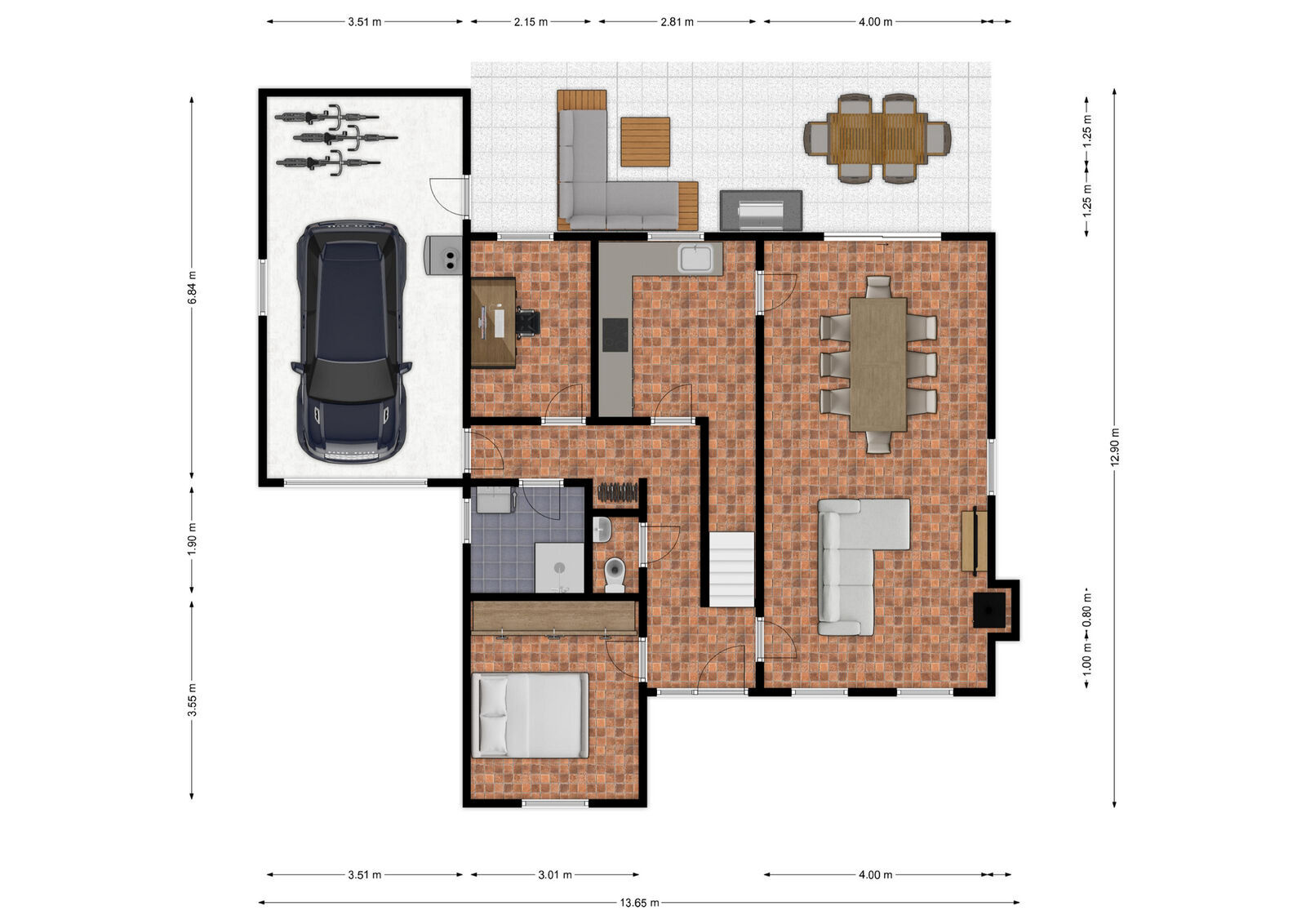Villa 4ch sur 15 ares à l'orée du bois - Rez - rue de la fourchinée 68 - seloignes