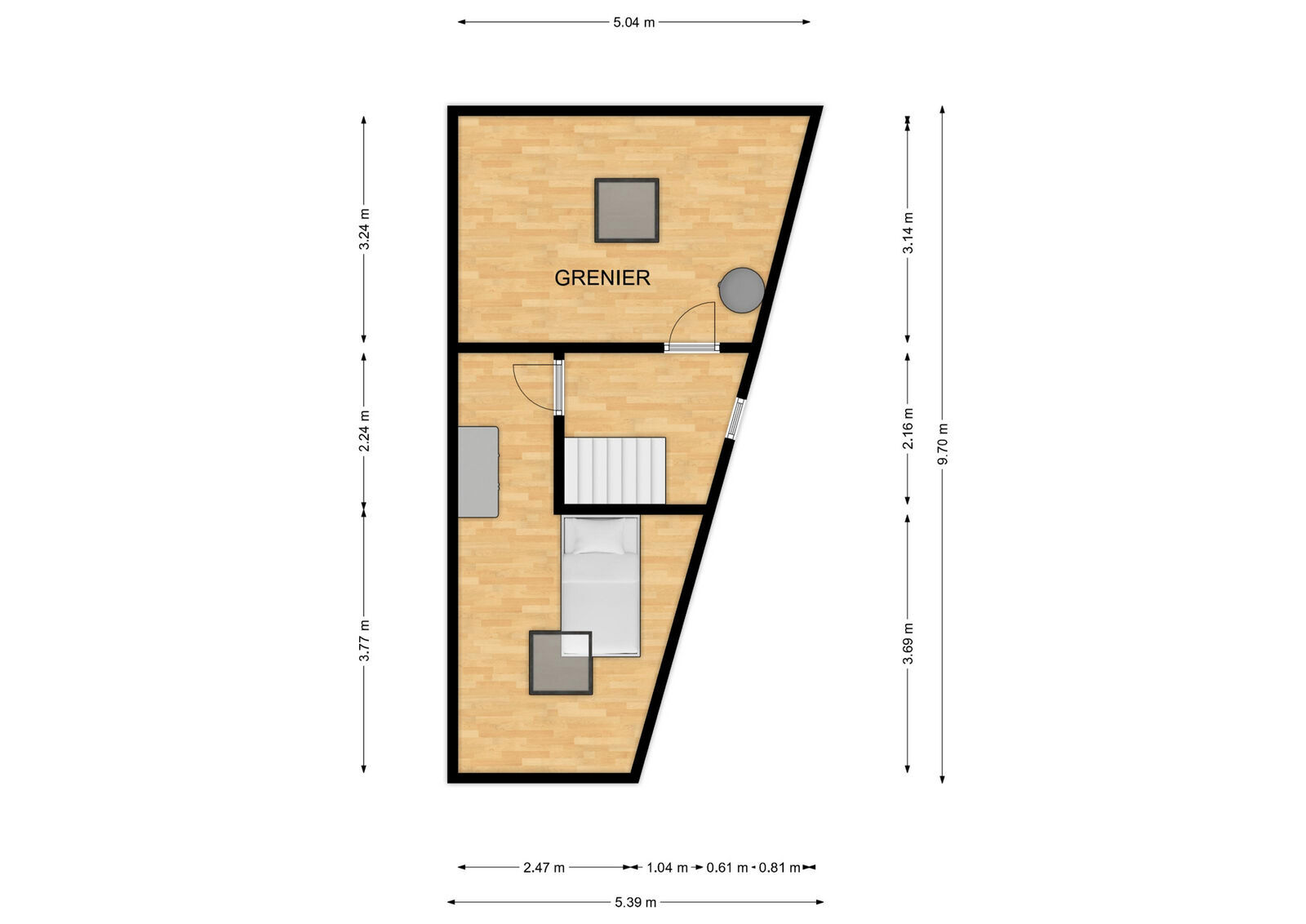 Charmante maison 3ch en pierre du pays - Rez+2 - rue de soumoy 9 - cerfontaine