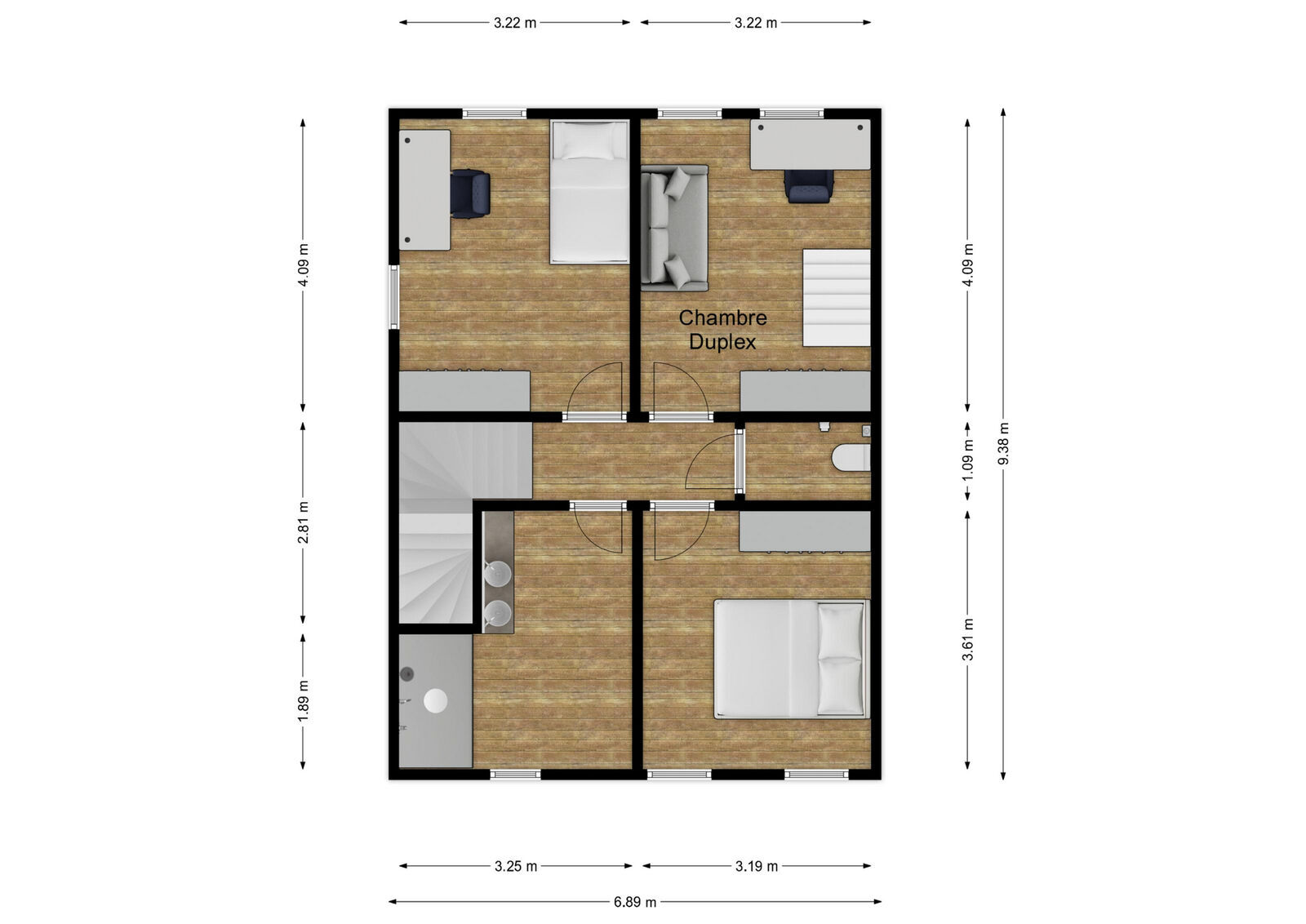 Maison neuve basse énergie 3-4ch sur 4a 35ca - Rez+1 13 - jardin des nectarines