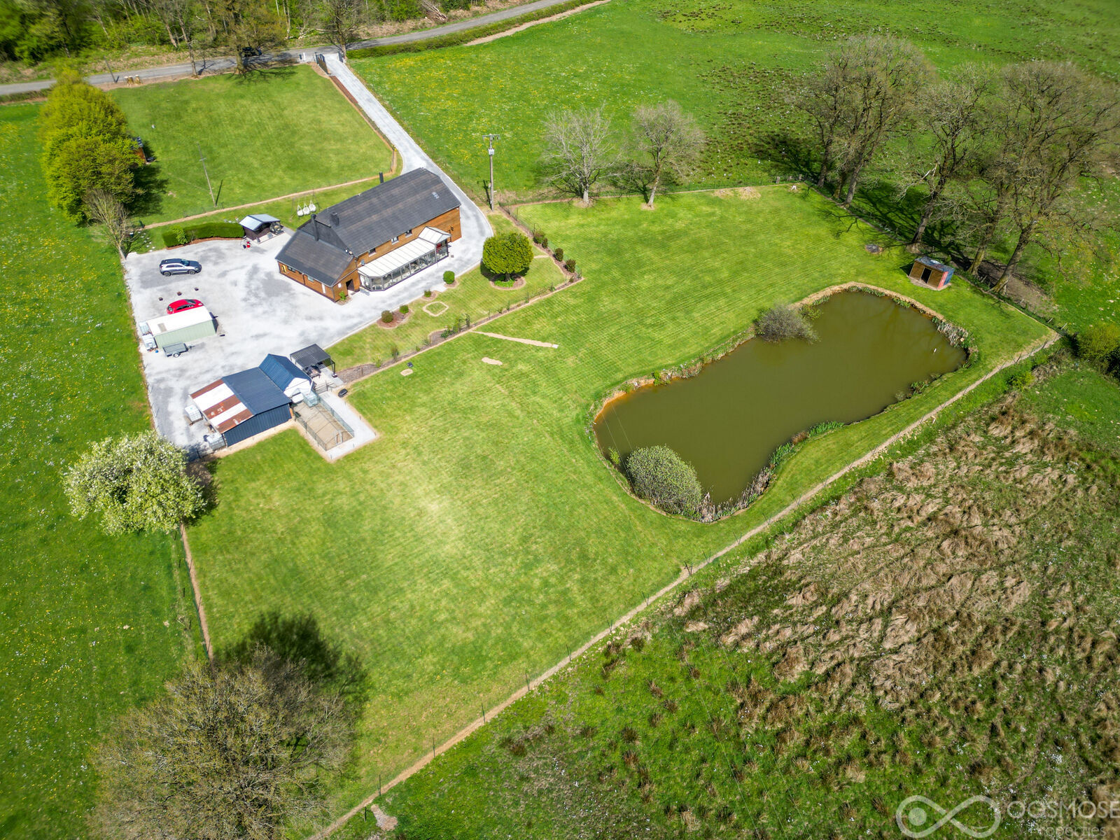 France 10' Belg. - Propriété av étang en pleine campagne sans voisin - Dji 0421-2