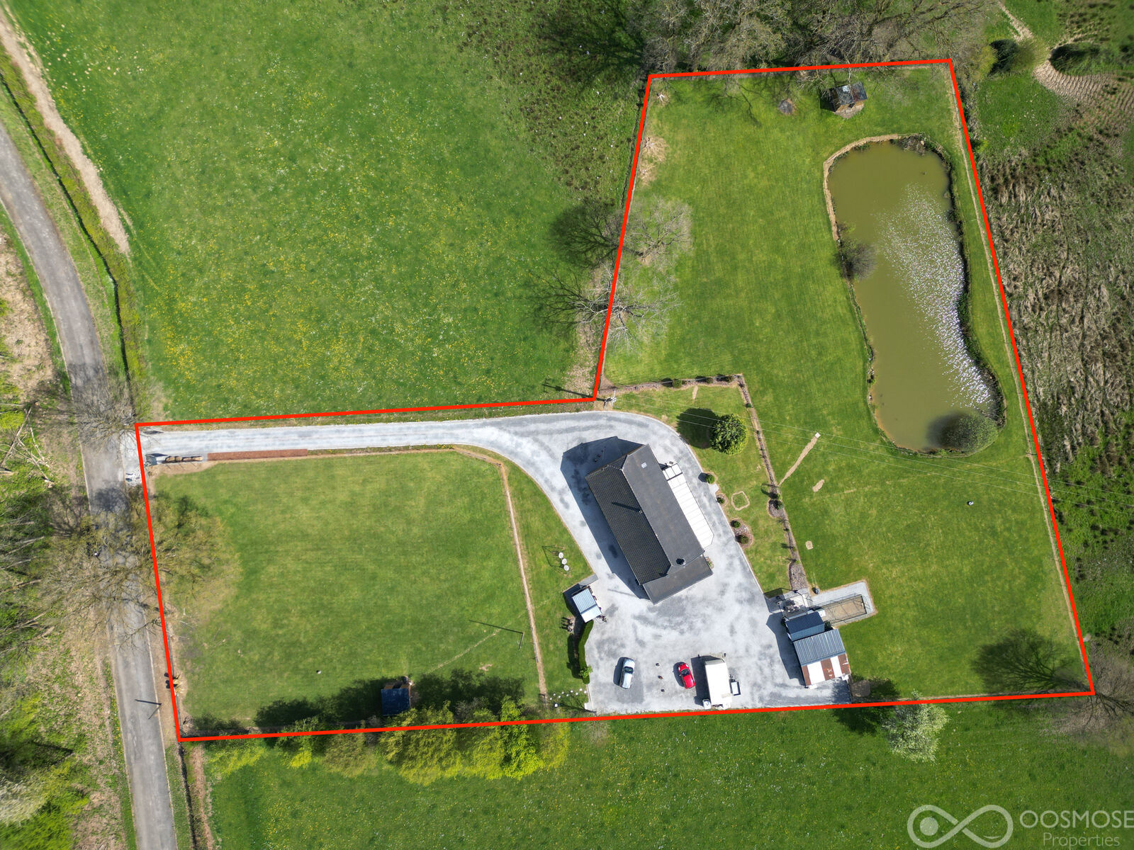 France 10' Belg. - Propriété av étang en pleine campagne sans voisin - Dji 0422-2