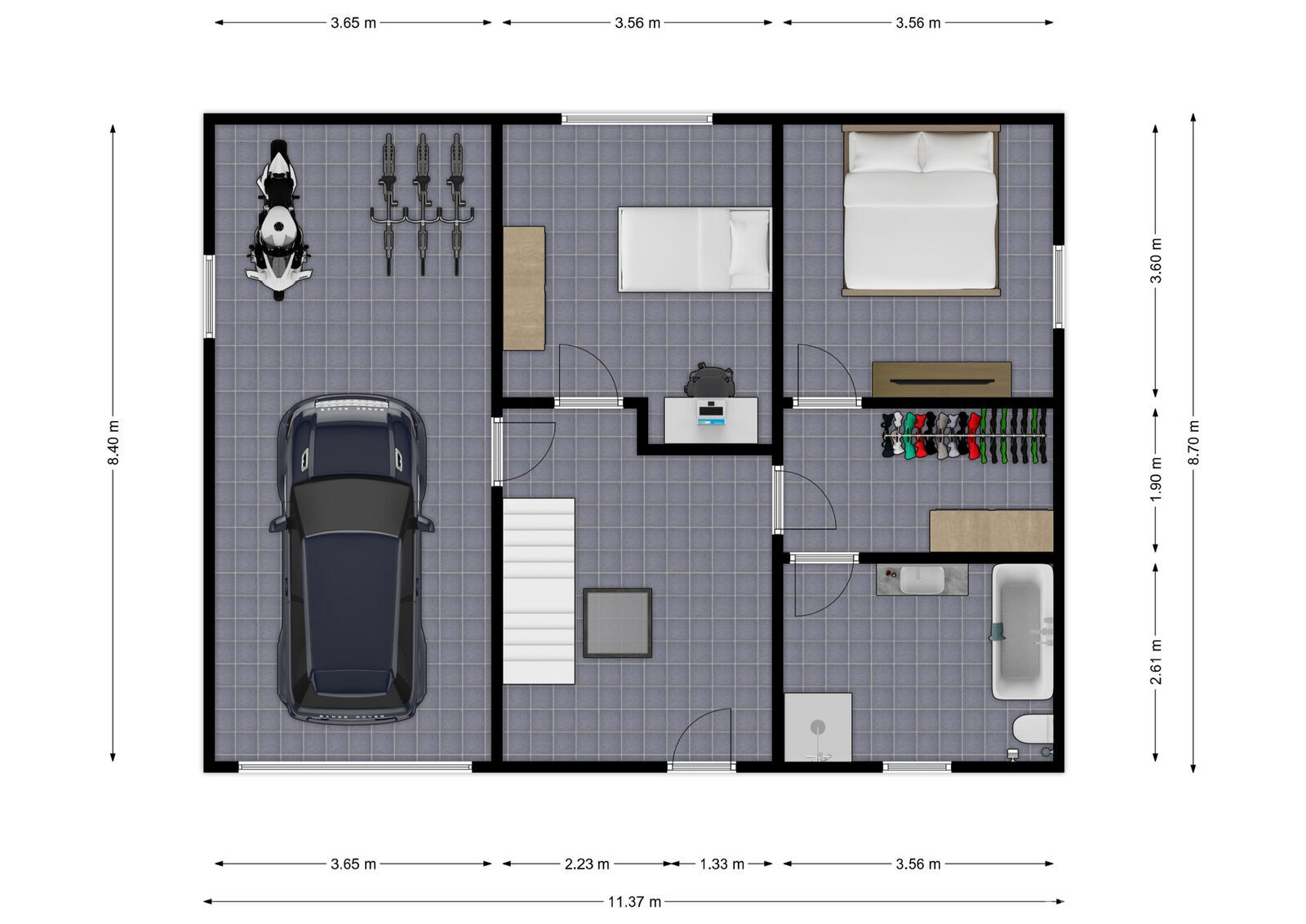 Villa de 2013 avec garage et terrain  - Rez - pesche