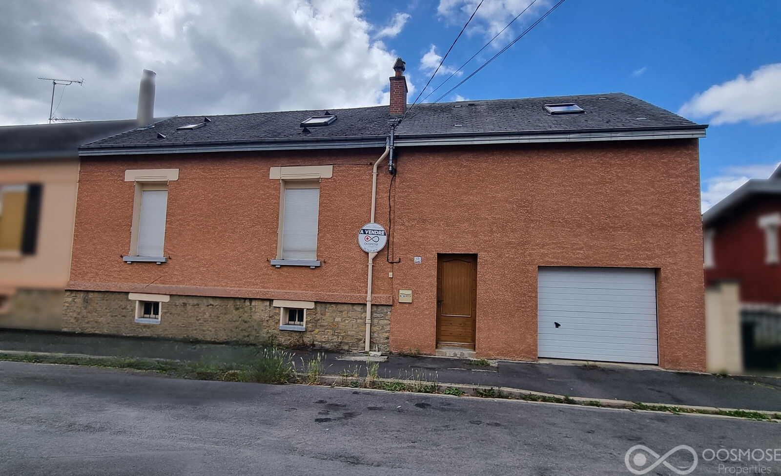 Maison d'habitation mitoyenne d'un côté de 108 m² - Facade