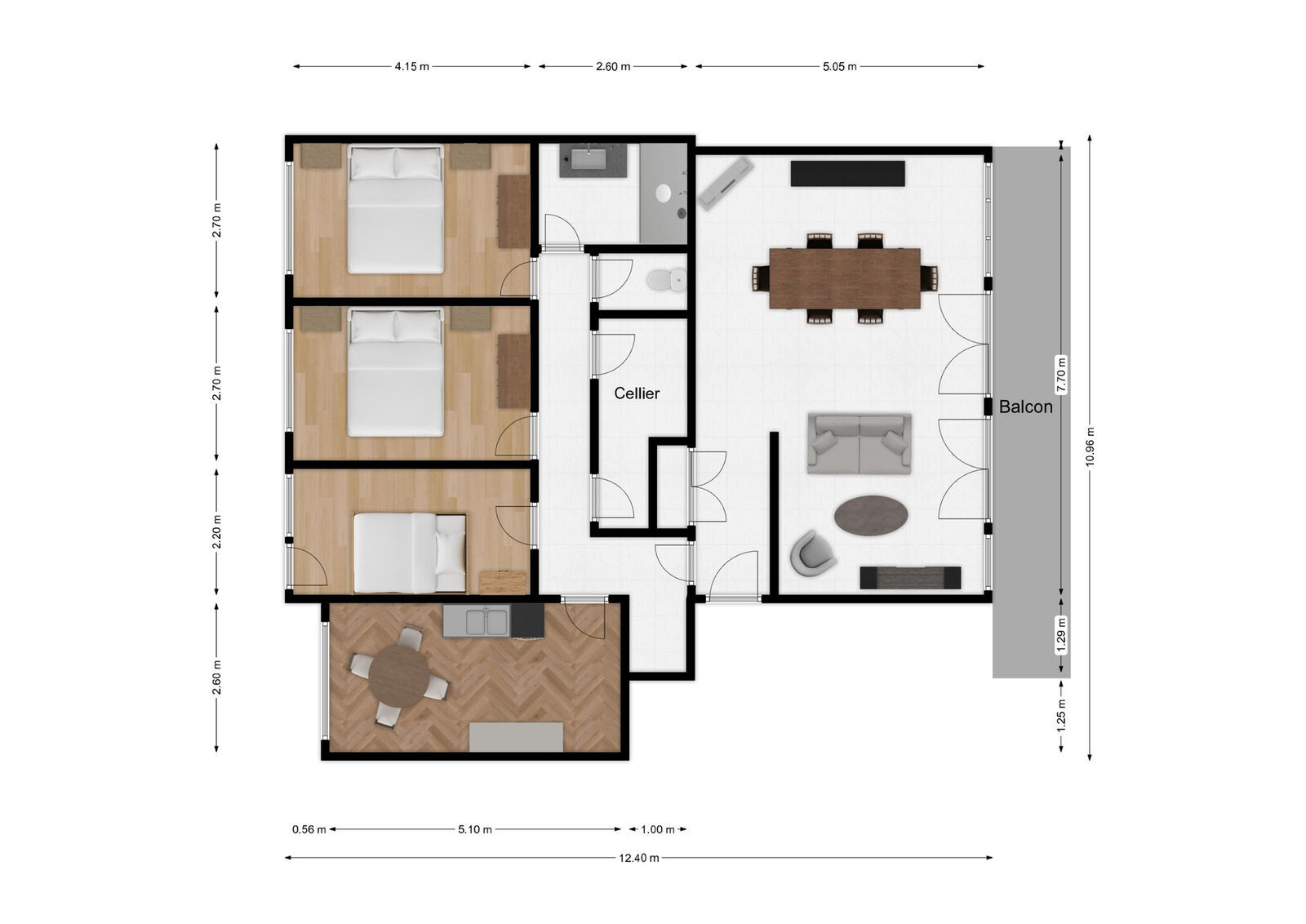 Appartement de 104m² avec vue sur la Meuse - 180287650 appartement ric first floor first design 20251212 4f4a85