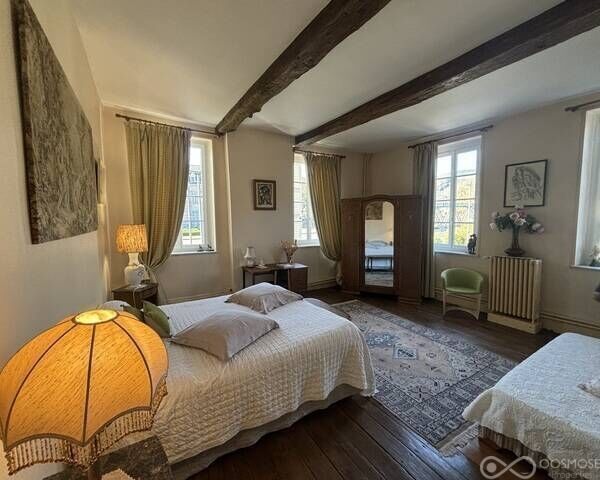 Magnifique demeure de charme au bord de la Meuse avec vue panoramique - B b-chambre2