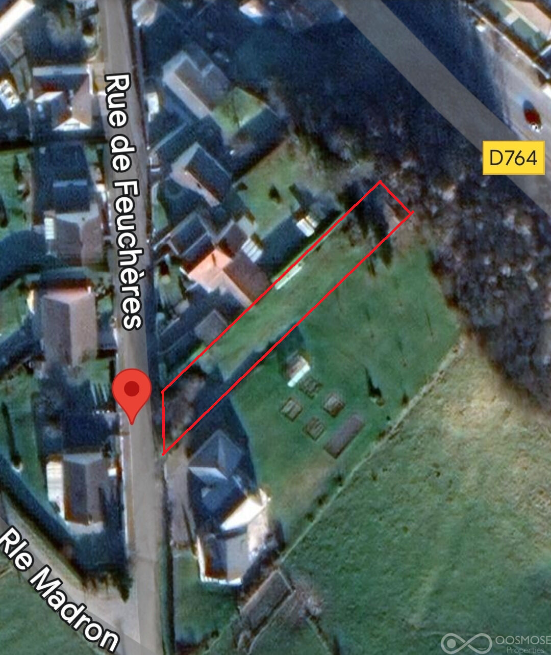 Terrain constructible de 790 m² - Terrain flize