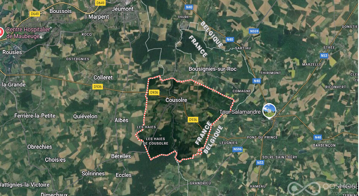 Immeuble comprenant 3 appartements  - Carte