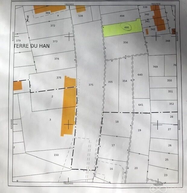 Terrain constructible situé à Fumay - Plan1
