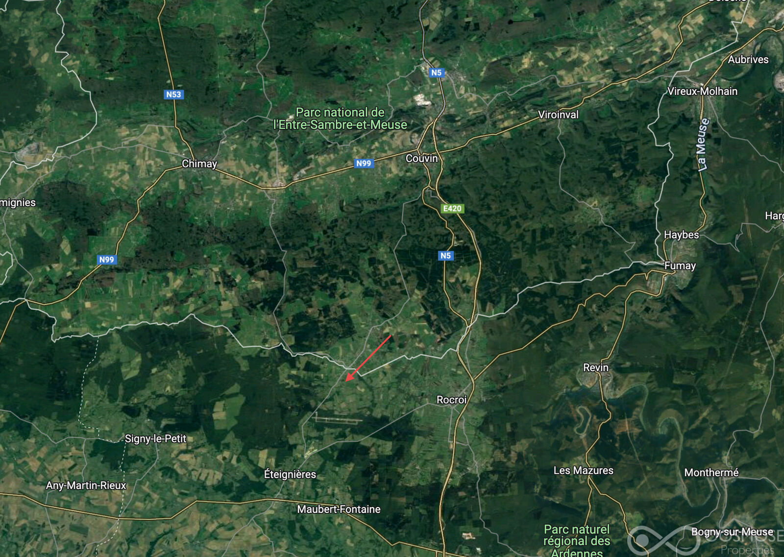 Regniowez (Fr)/2' Belgique - Beau terrain à bâtir de 21 ares - C9bfa8b5-05bf-4491-a7f5-90f2c99d6d95