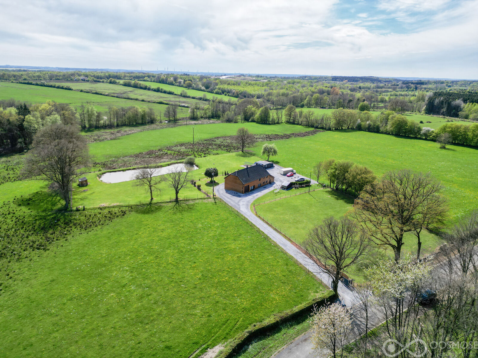 France 10' Belg. - Propriété av étang en pleine campagne sans voisin - 1
