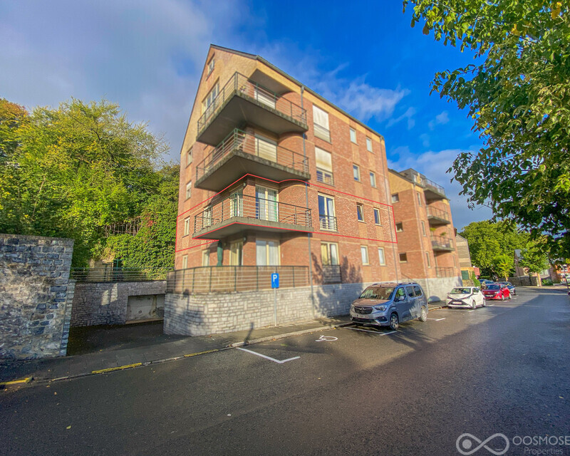 Appart 3ch av balcon sud, garage et cave - Facade détouré