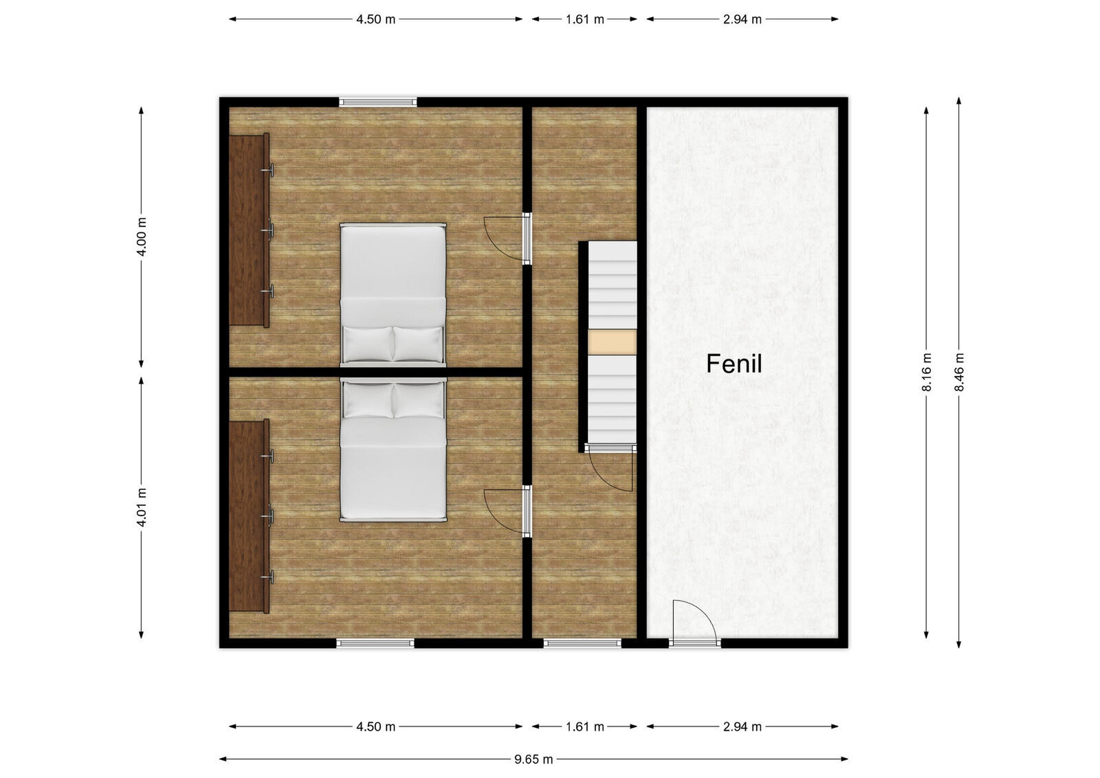 Maison villageoise 2ch+ av. caves et jardin - Rez+1 - rue du moulin 10 - mazée