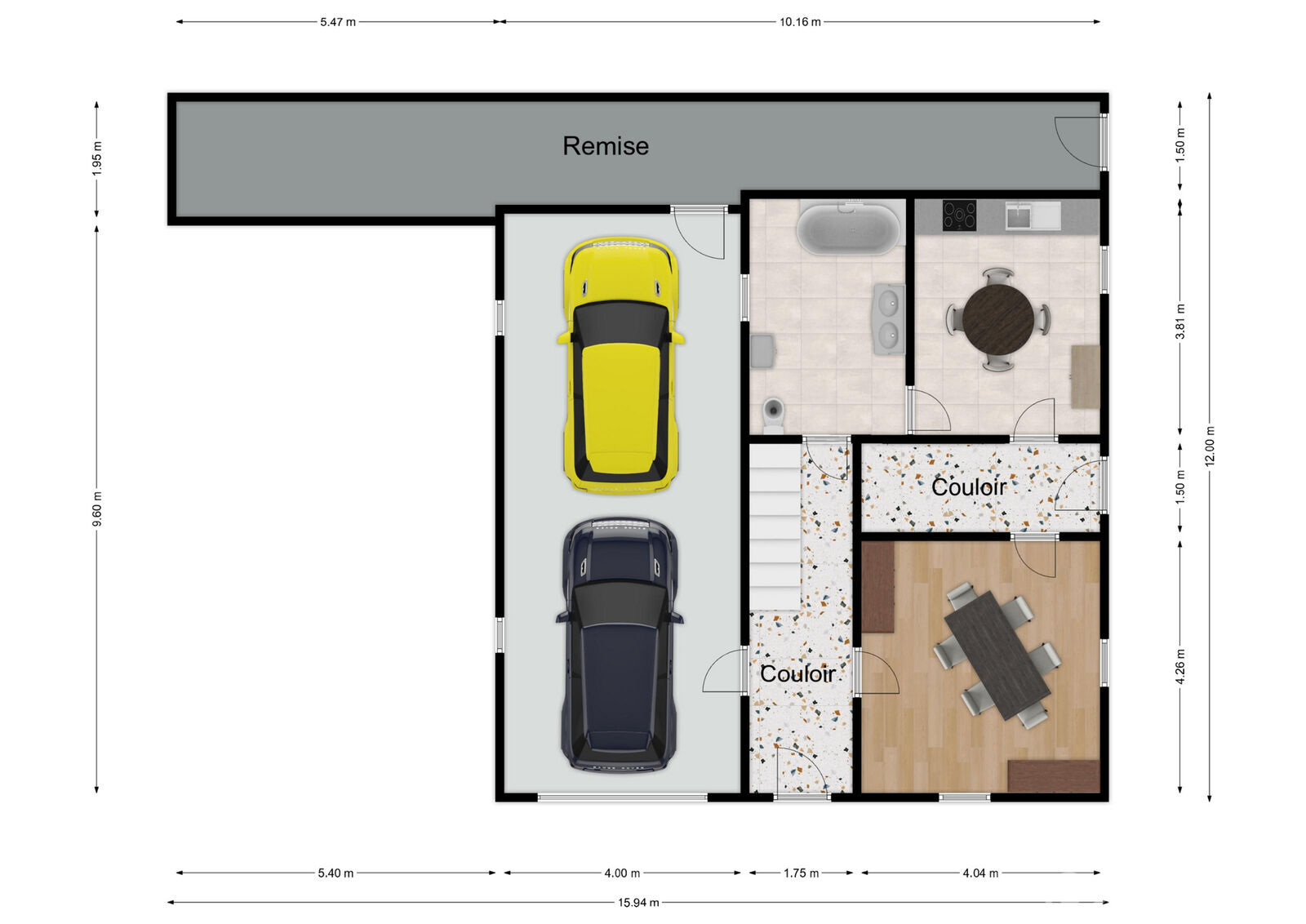 Maison de 112 m² avec jardin et garage - 180164455 noronha revin first floor first design 20251206 9d2c9b