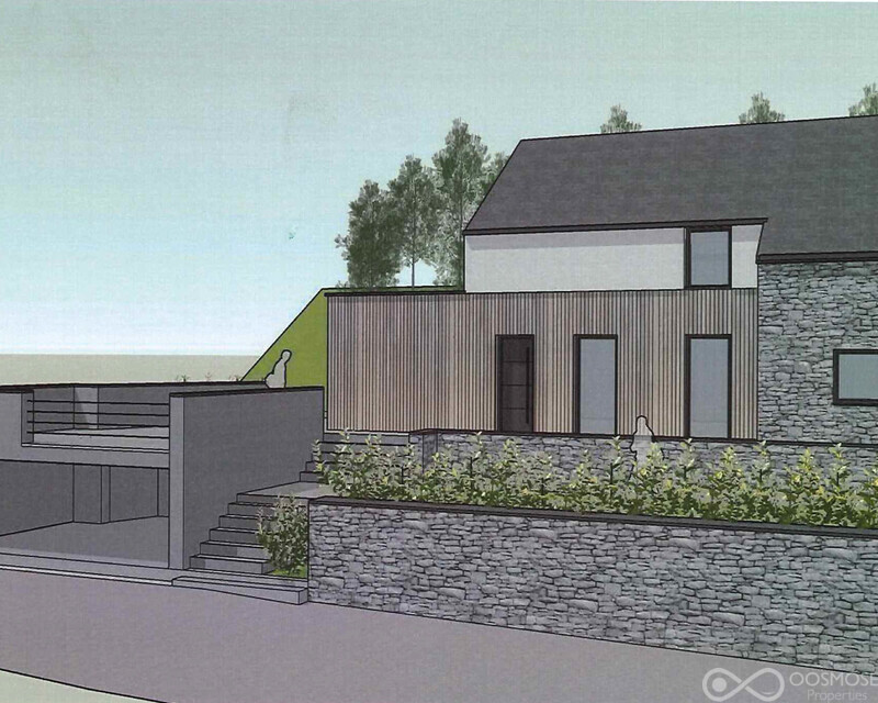 Maison à rénover avec projet sur 17a au pied de la forêt - Projet vue 2