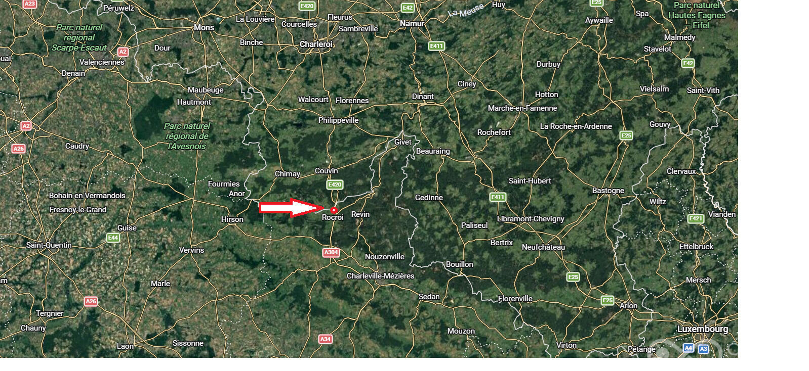 Terrain constructible de 5180 m² - Rocroi