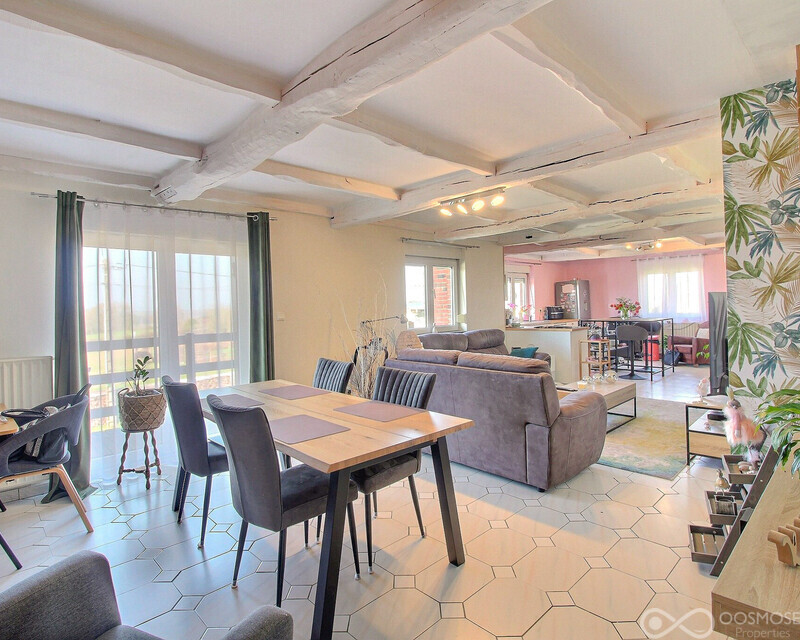 Bâtiment 254m2 av possib. mag., bur., log., ... à 3' de la frontière - Sans titre-11
