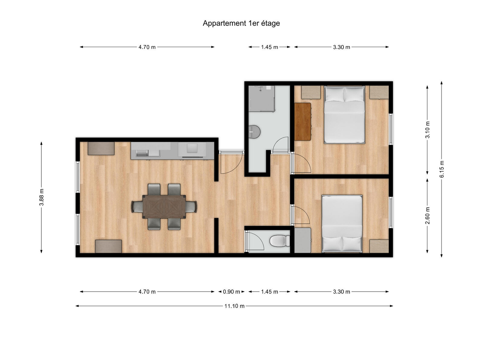 Immeuble mixte de 2 appartements et d'1 local commercial - 186936442 martin victor h appartement 1er first design 20260616 8dcb90