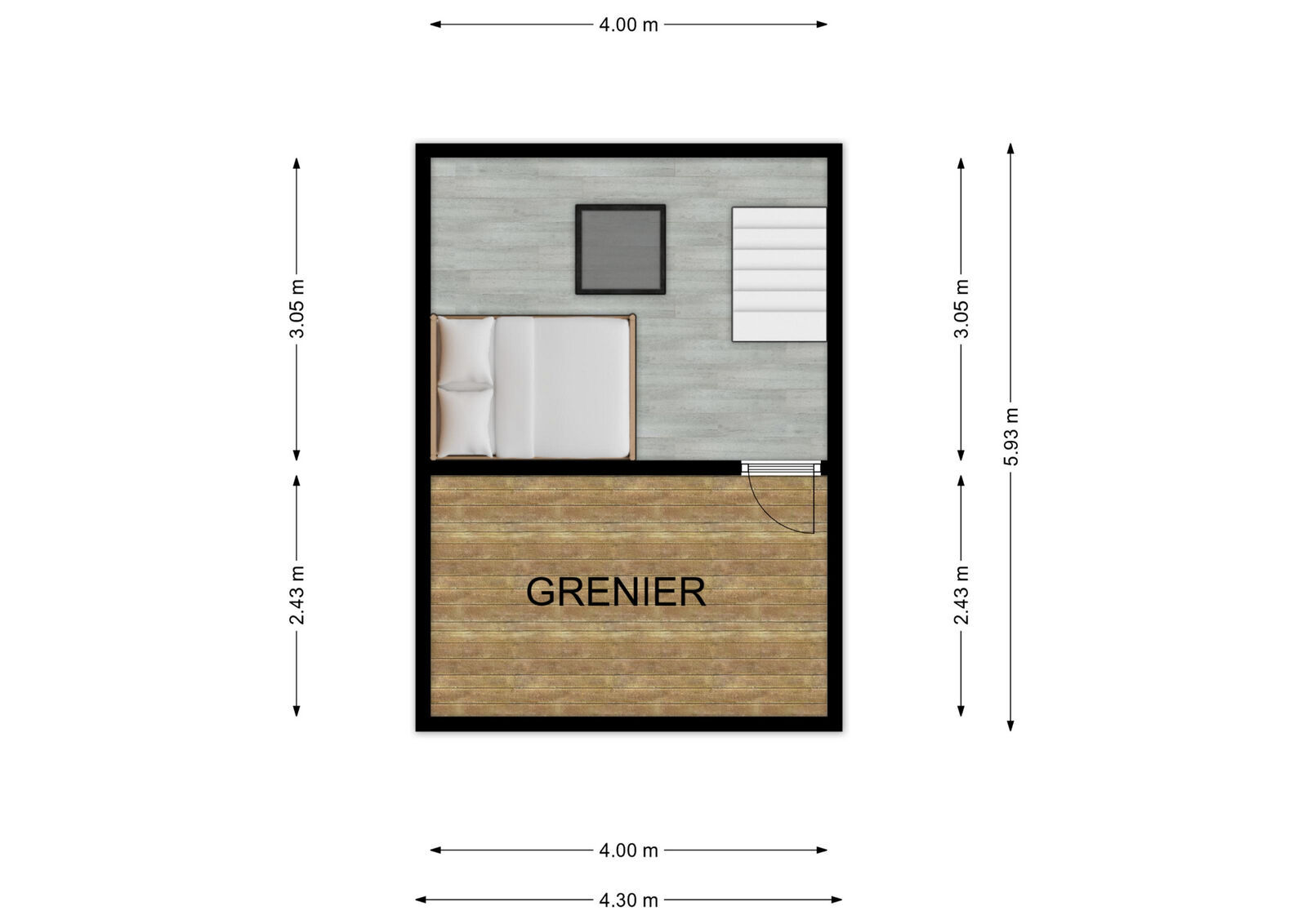 Maison avec garage et jardin - ruisseau au bout du jardin - 187243312 nestry 19 olloy rez2 first design 20260625 739065