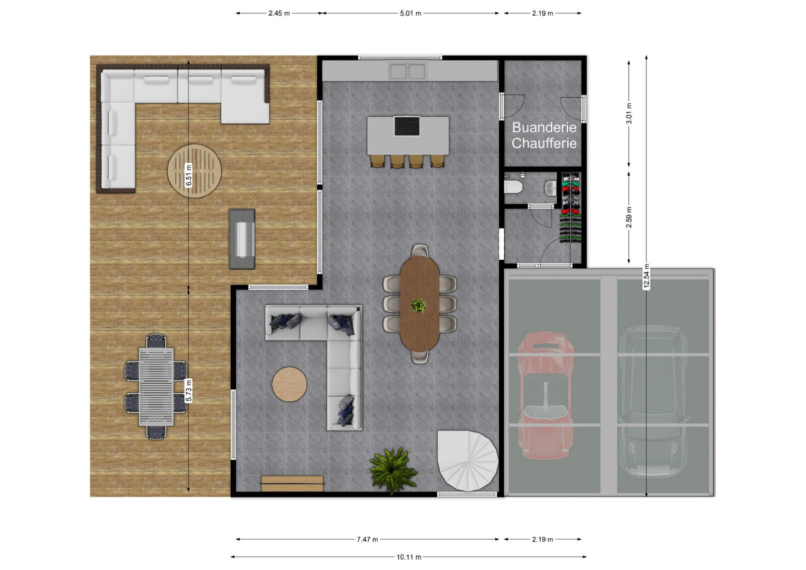 Villa de 2023 sur 19 ares dans cadre calme et boisé à 5' des Lacs - 187716973 trieu robin r rez first design 20260716 73932d